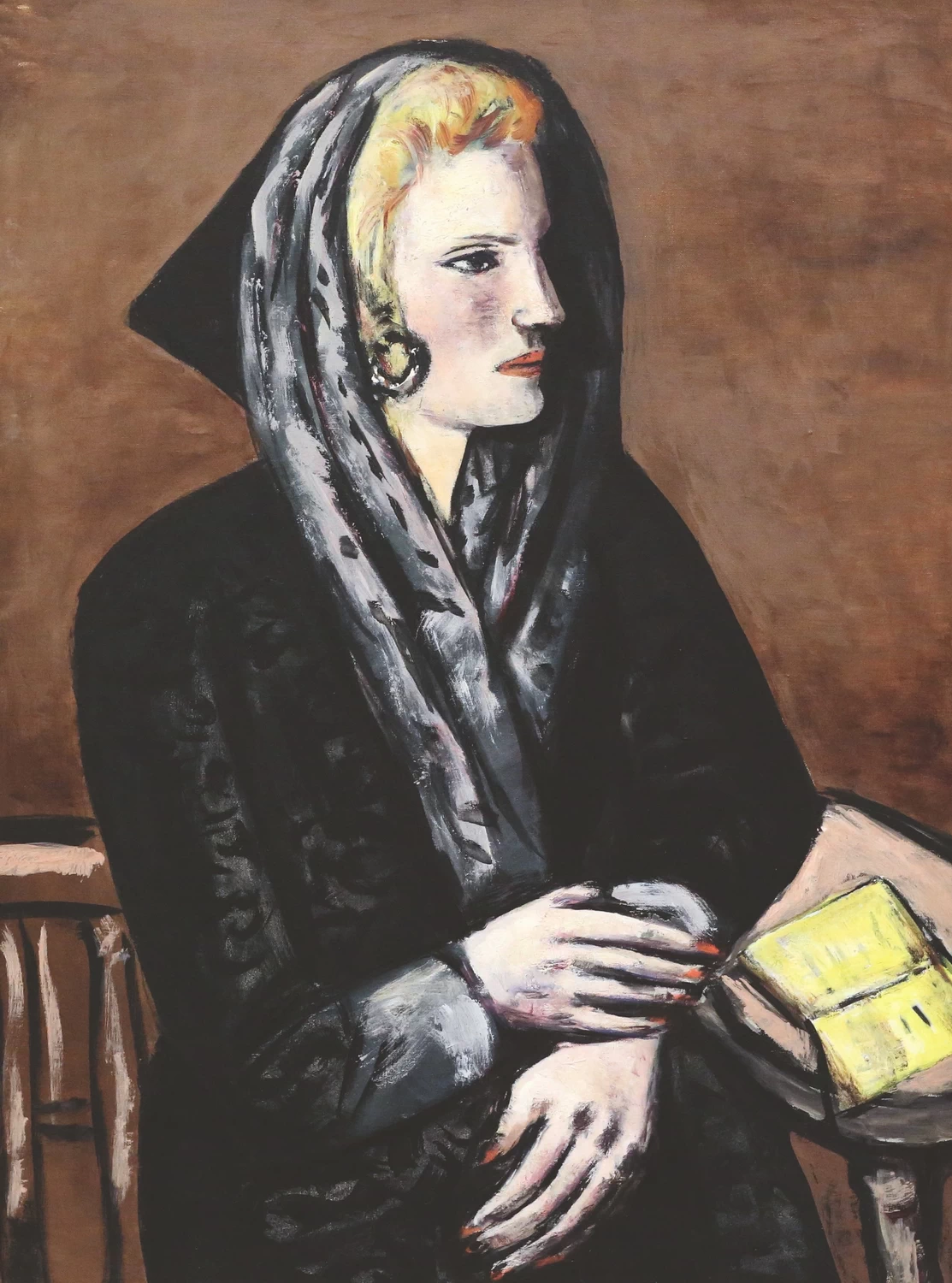 Dama con cappuccio grigio, 1944 - Kunsthalle Bremen